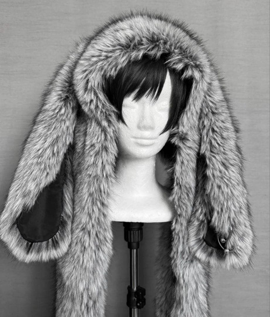 gibous×dependoll うさ耳ファーマフラー