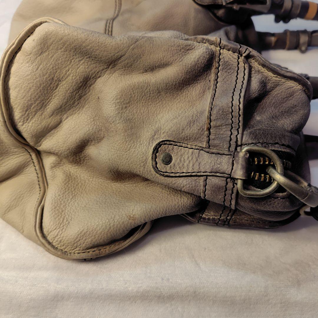 【希少】DIESEL レザーショルダーバッグ グラデーションデザイン