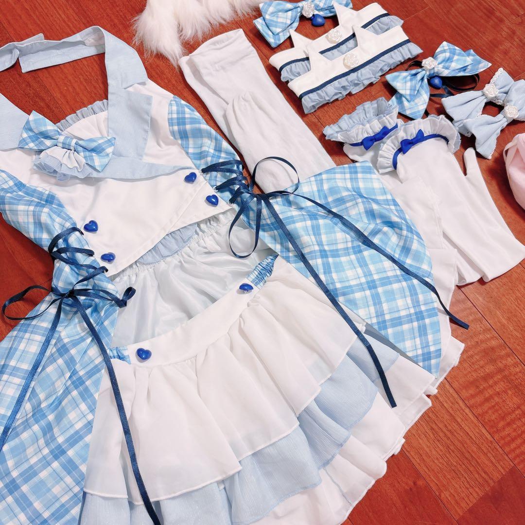 ❁ウィッグ付❁ フルセット ネコぱら バニラ コスプレ メイド