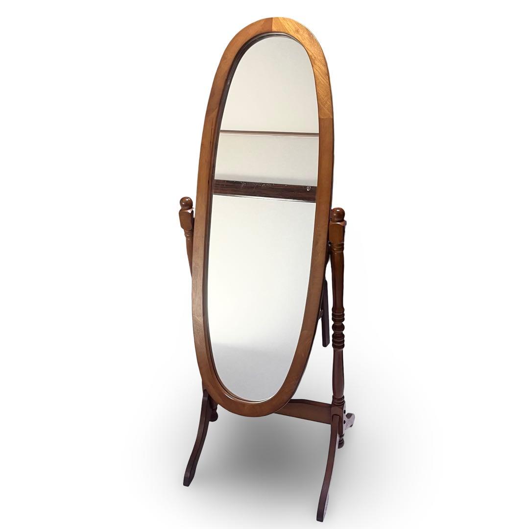 ヴィンテージ✨アンティーク 全身鏡 姿見 スタンドミラー