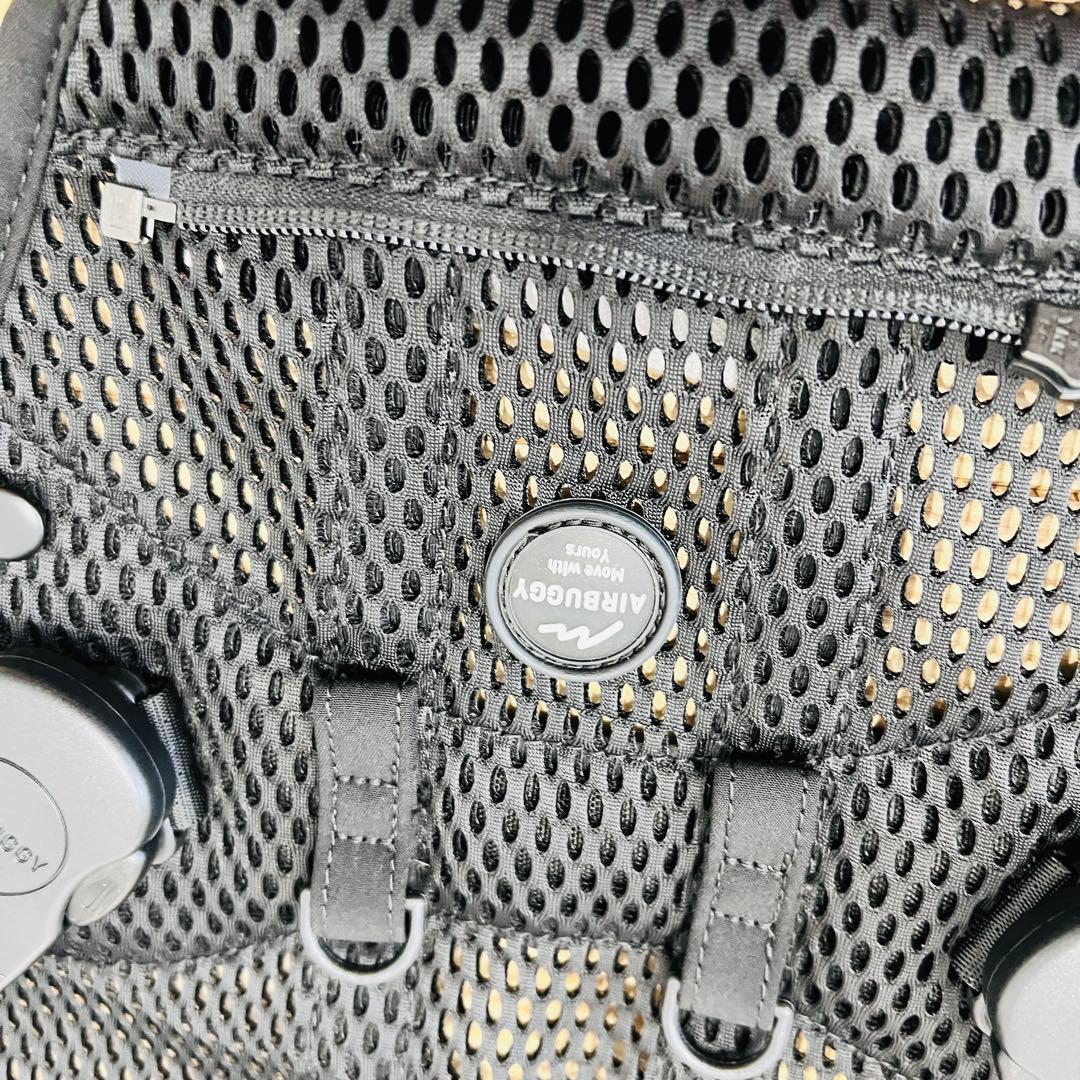 【AIRBUGGY】【エアバギー】【美品】抱っこひも ジェットブラック 3WAY
