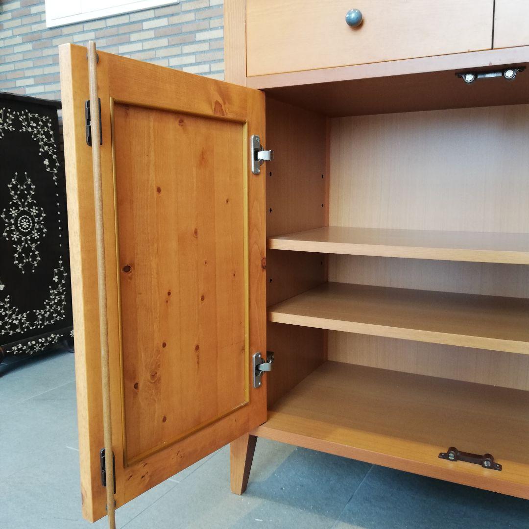 神無月セールΦ【廃番品】ACTUS Elikaカップボード キッチンキャビネット