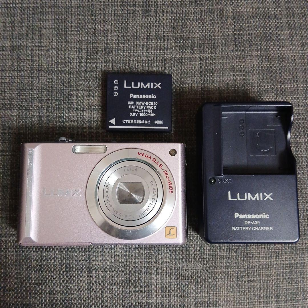 【動作確認済み】LUMIX DMC-FX55 ピンク 充電器・バッテリー付き