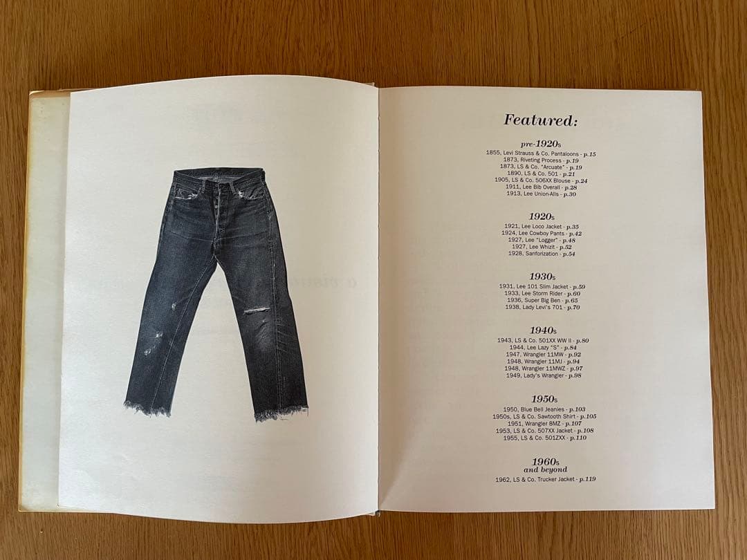 ヴィンテージデニムの聖書「cult」　 マニア垂涎の写真集