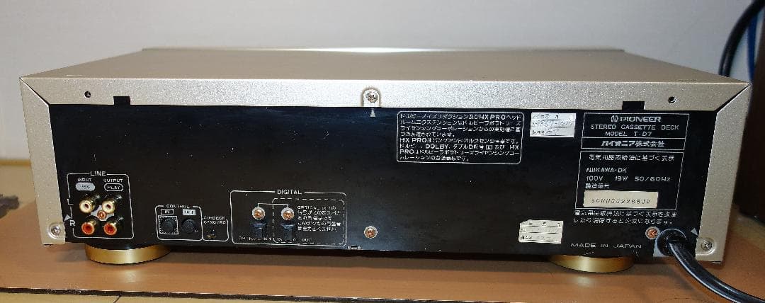 【状態優良・完動品】Pioneer T-D7 カセットデッキ【高音質】