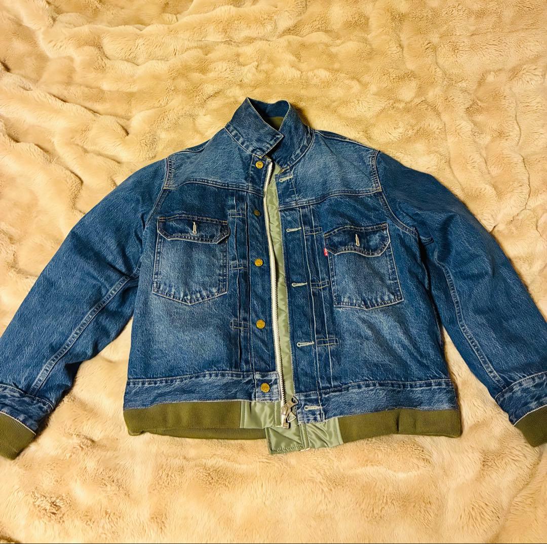 ジャケット・アウター sacai LEVI'S Nylon Reversible Blouson