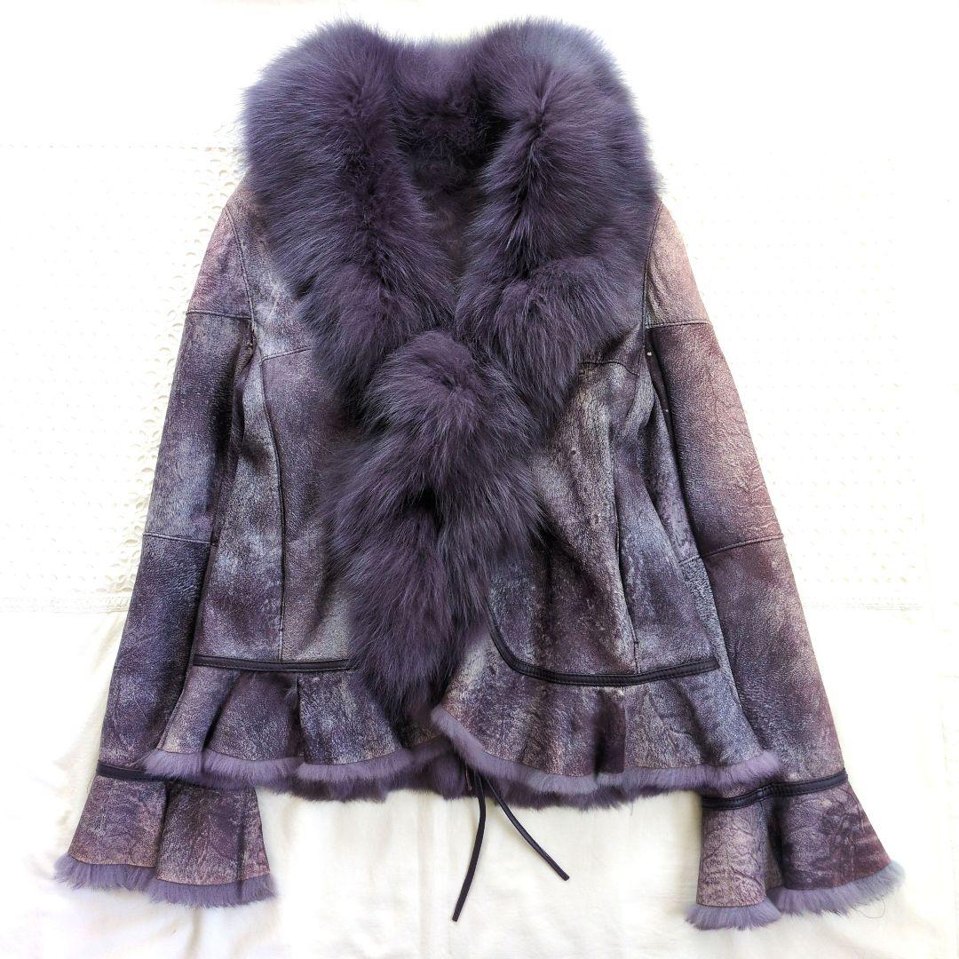 y*4様 富和　ラビット　ブルーフォックス　ジャケット　ファー　フェアリーグラン