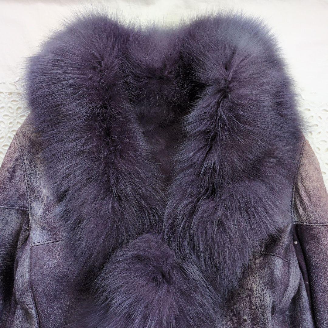 y*4様 富和　ラビット　ブルーフォックス　ジャケット　ファー　フェアリーグラン