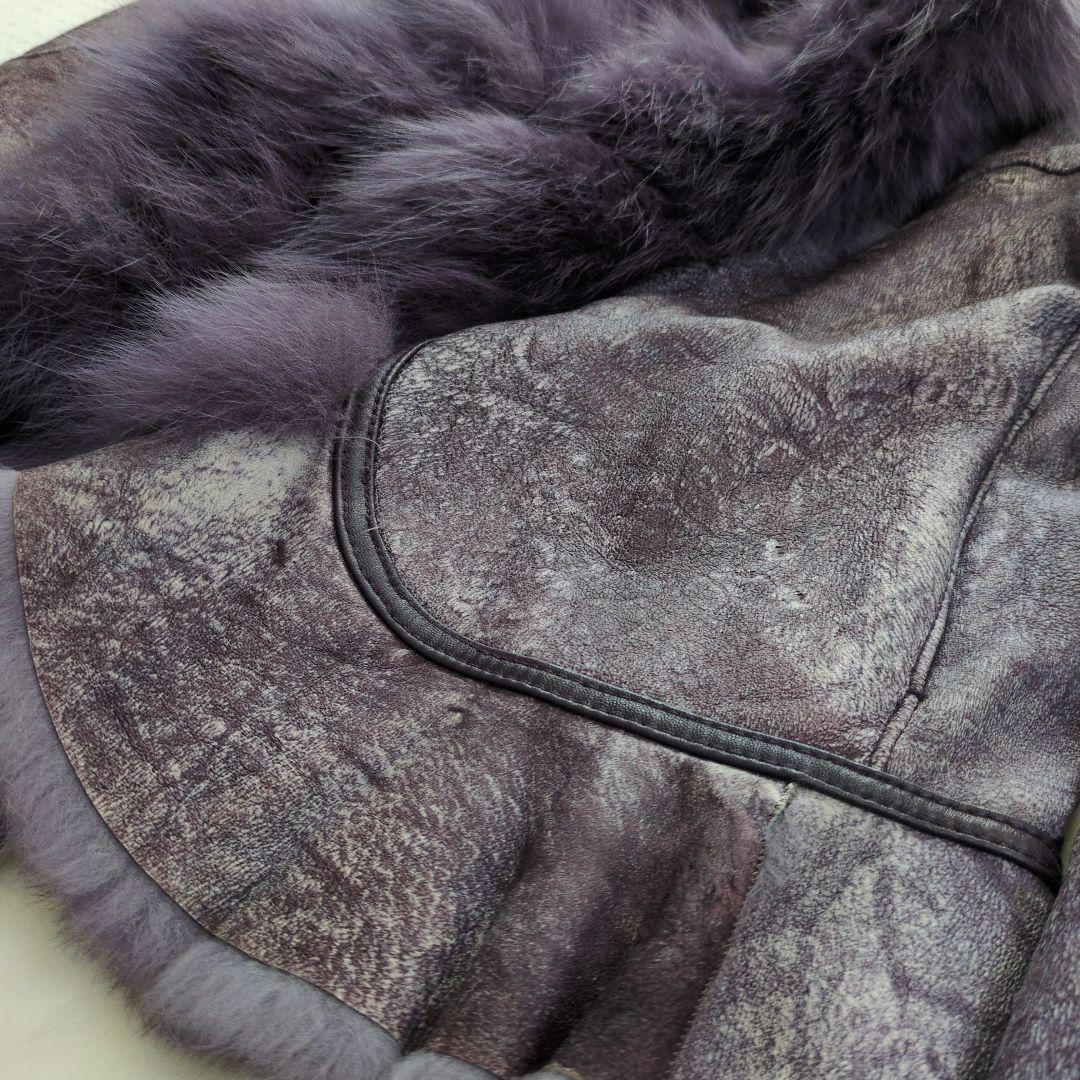 y*4様 富和　ラビット　ブルーフォックス　ジャケット　ファー　フェアリーグラン