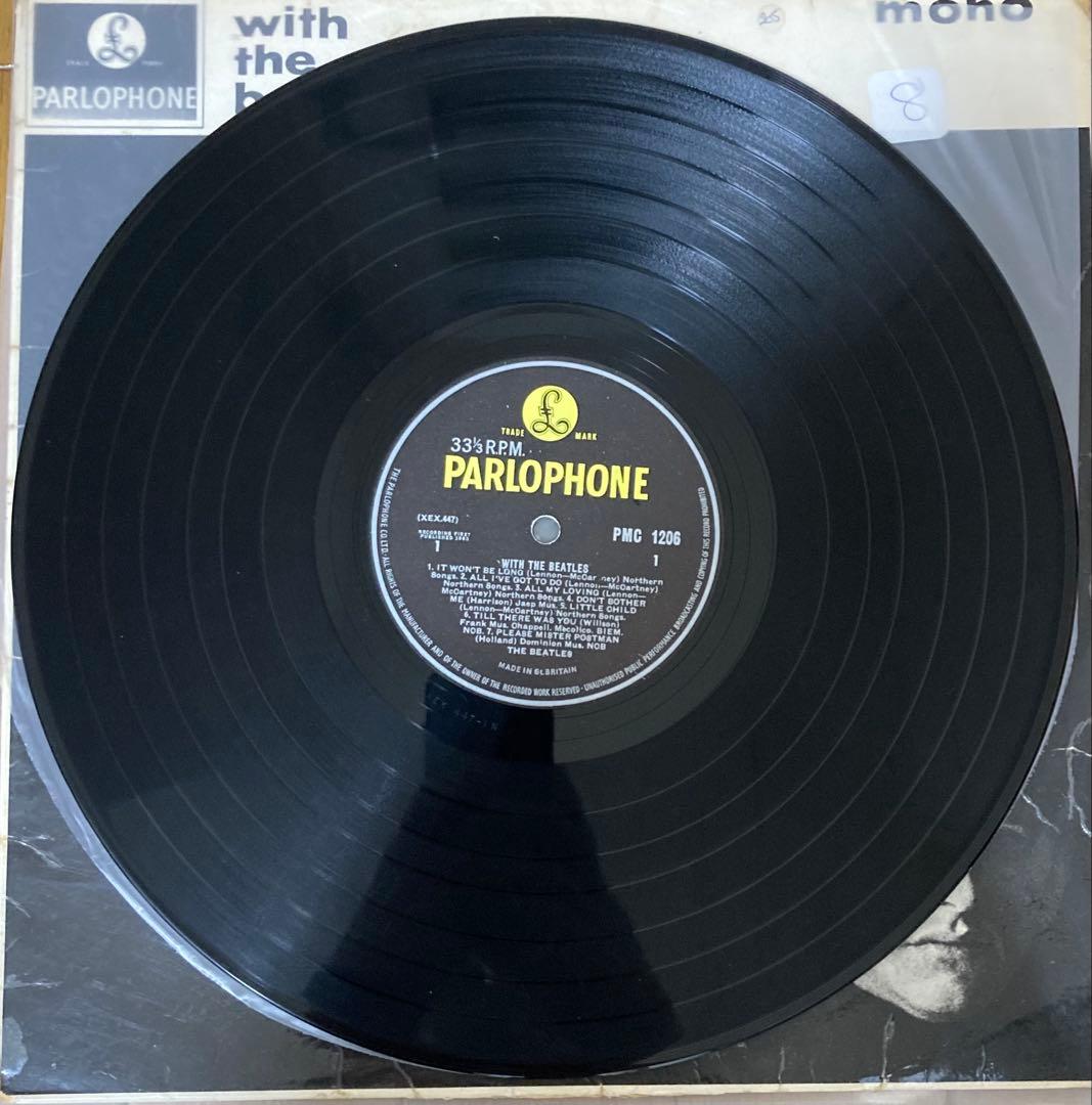 稀少UK最初回Jobe両面2桁With The Beatlesビートルズレコード