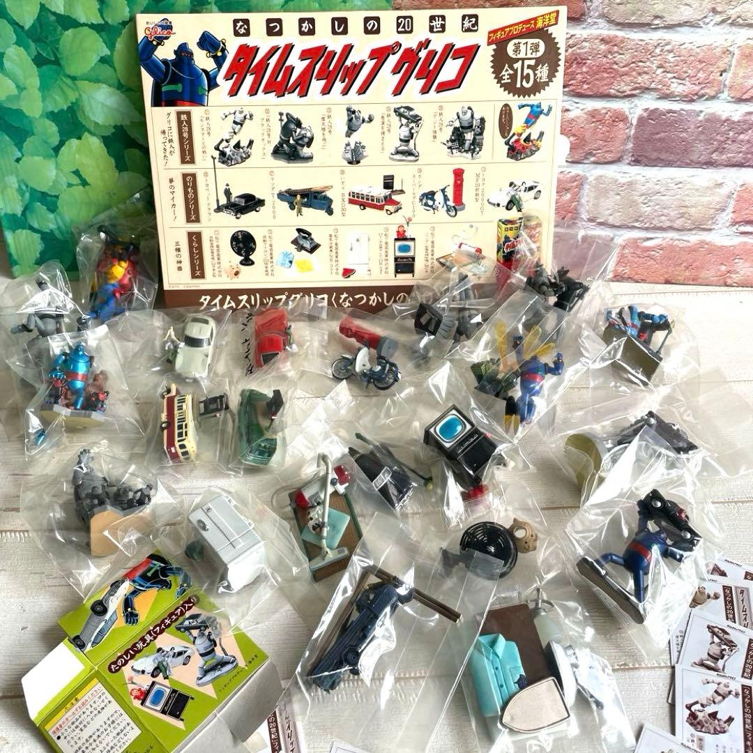 タイムスリップグリコ第１弾レアシークレット含む全22種＋店頭ポップ