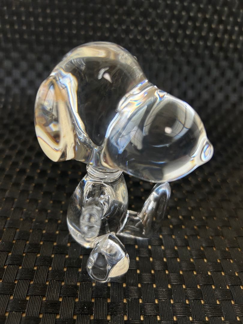 【美品】クリスタル　スヌーピー