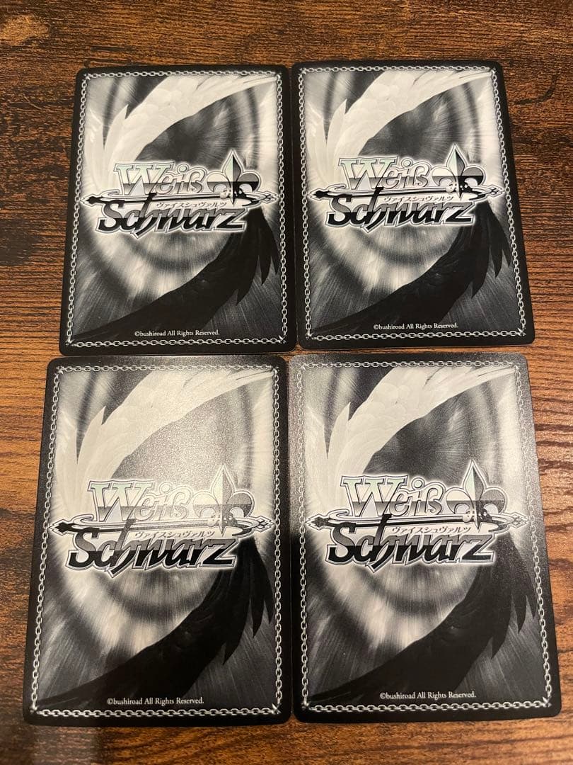 ヴァイスシュヴァルツ 角川スニーカー文庫 柚希の下僕記念日 4枚セット