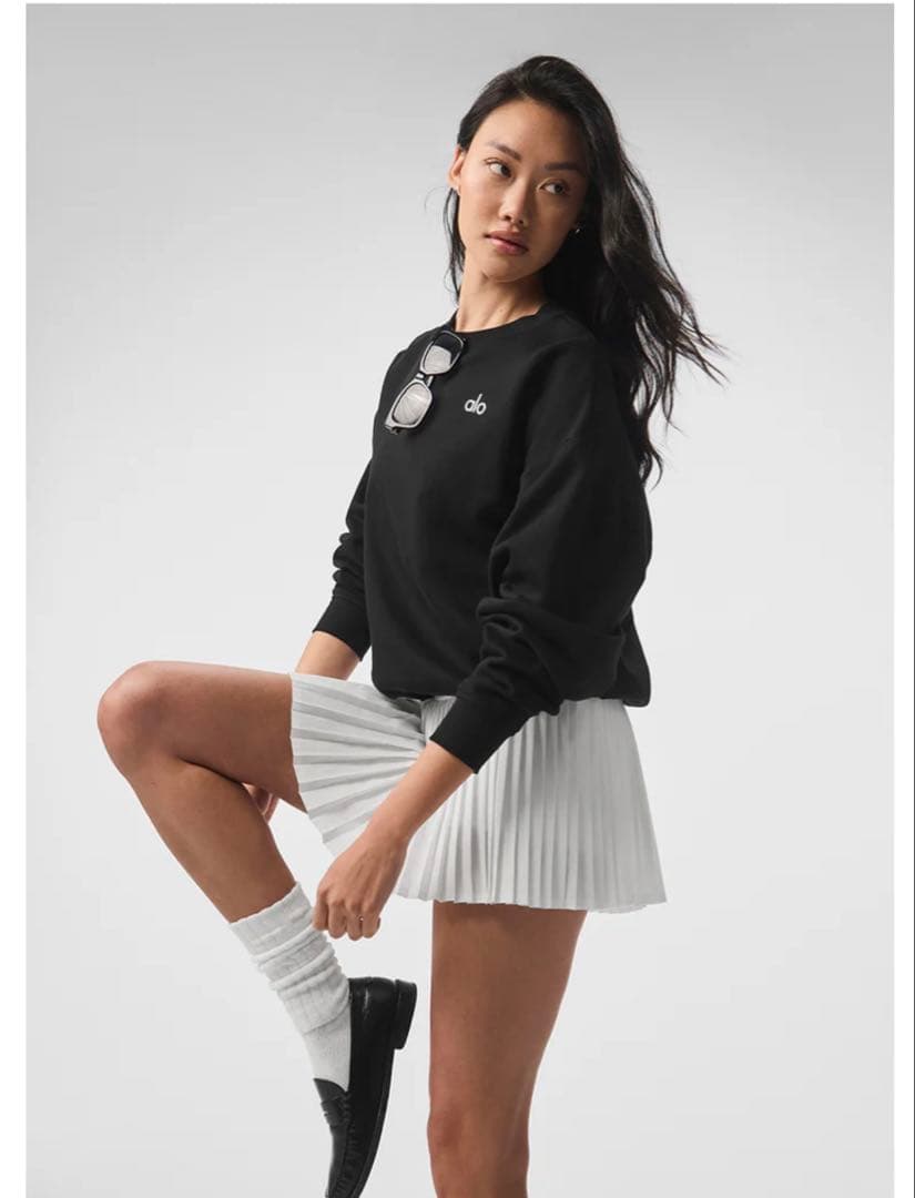 新品 alo Accolade Crew Neck Pullover L