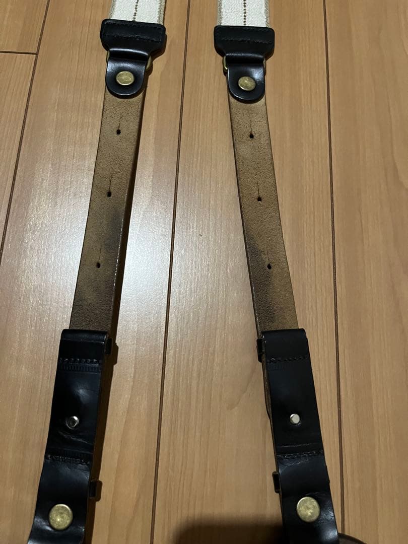 オールドマウンテン× MOTOR レザーサスペンダー