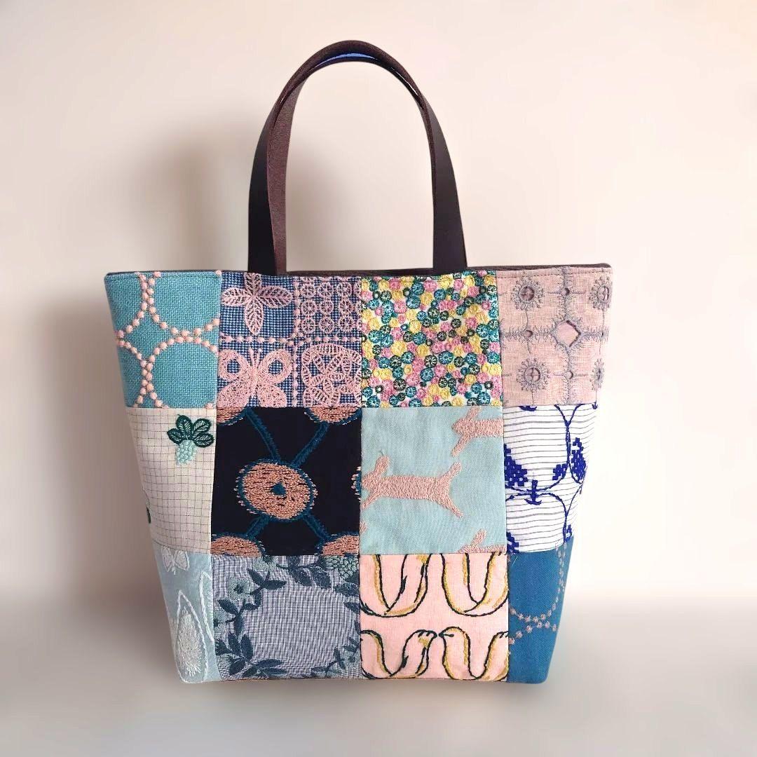ミナペルホネン　パッチワーク　トートバッグ