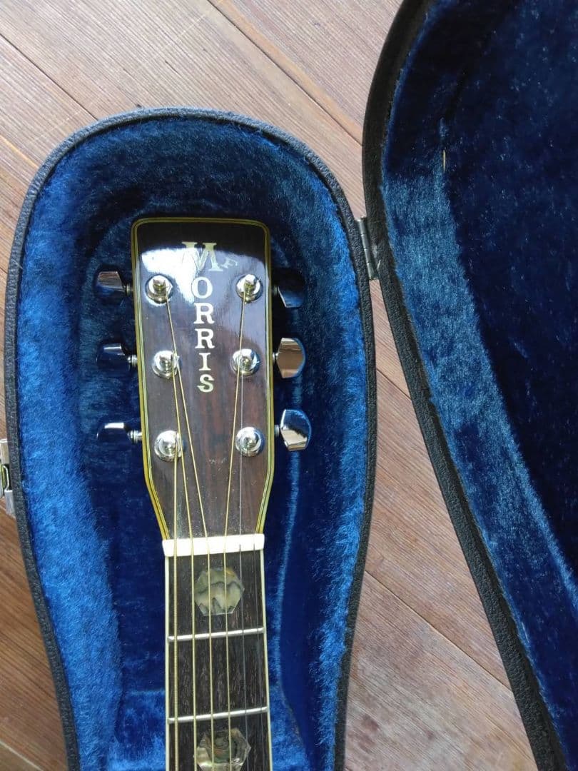 Morris TF w-80 アコースティックギター ハードケース付