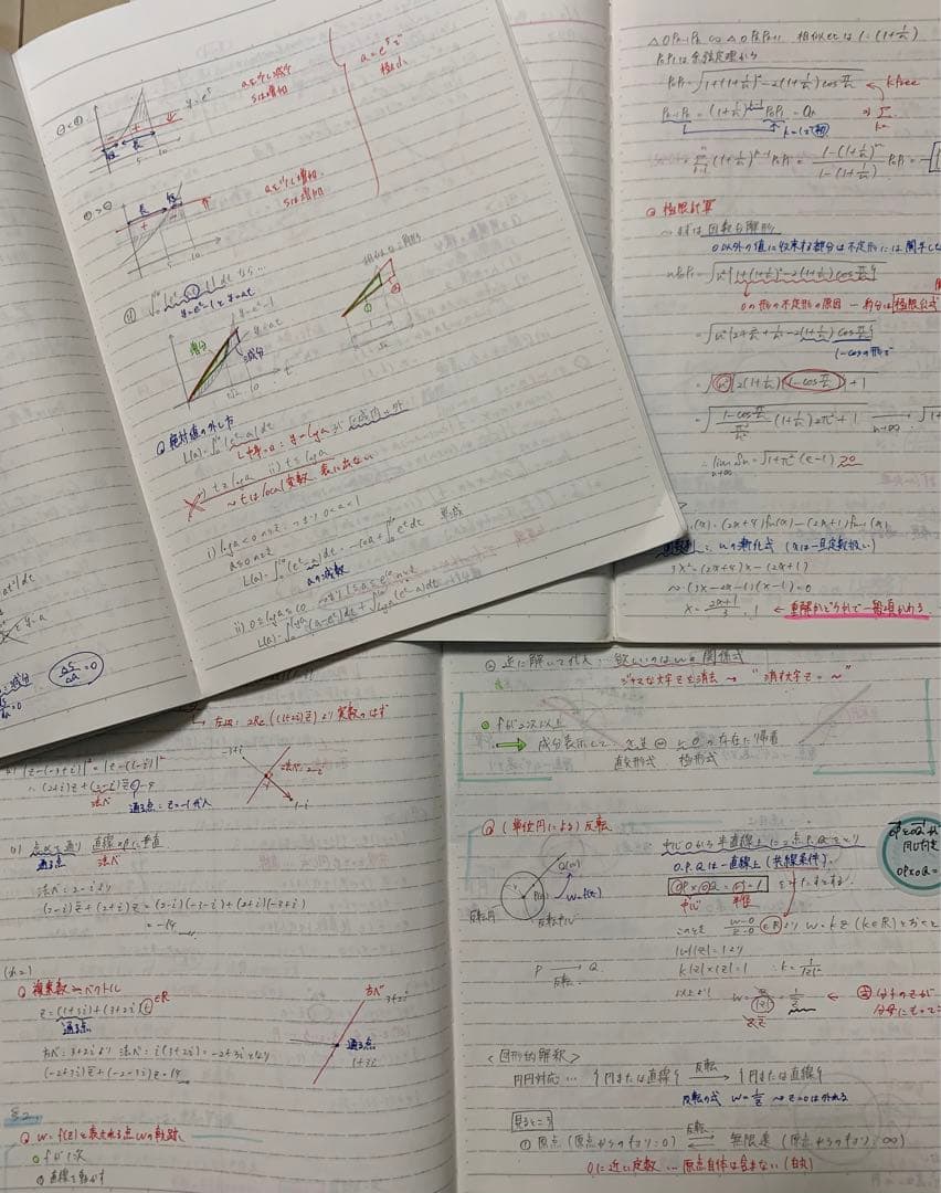 鉄緑会 高2 数Ⅲ 最上位 テキスト 授業プリント 講義ノート 1年分 鶴田先生