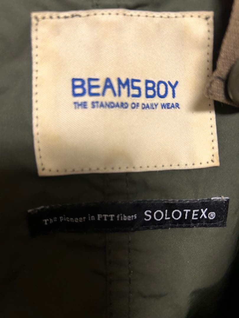 BEAMS BOY モッズコート オリーブ