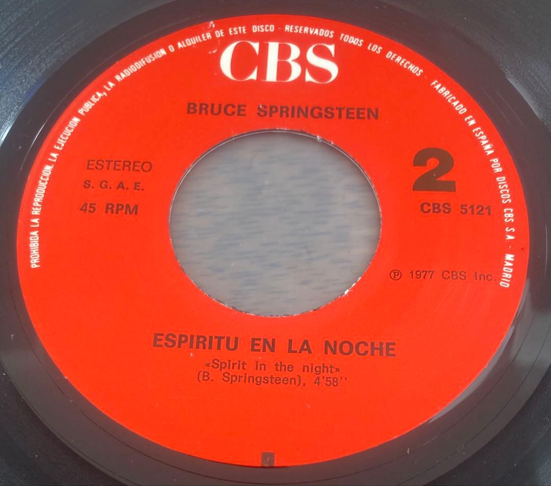 ◾️️極美盤◾️最高音質レア7インチシングル■ BRUCE SPRINGSTEEN /