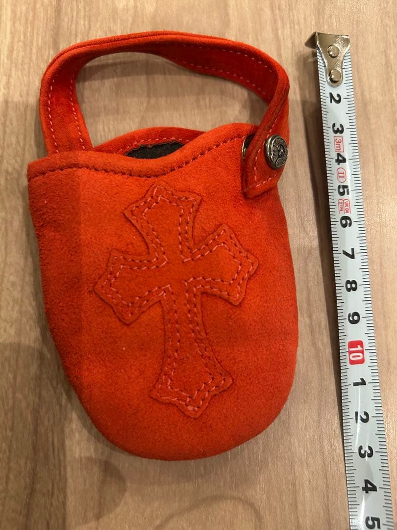 CHROME HEARTSクロムハーツ スエード クロスポーチ　レア