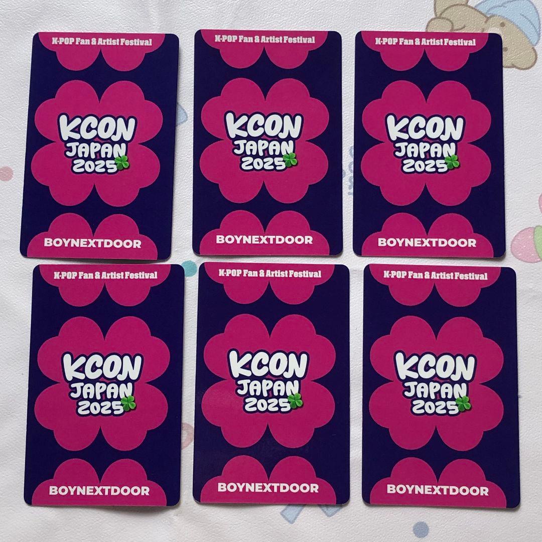 BOYNEXTDOOR KCON 2025 JAPAN トレカ 5枚