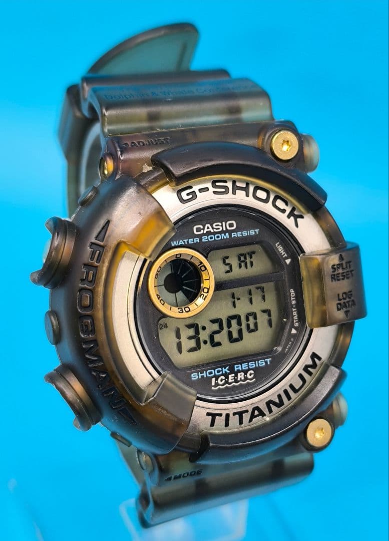 美品G-SHOCK DW-8200K-8 オーシャン イルカクジラ フロッグマン