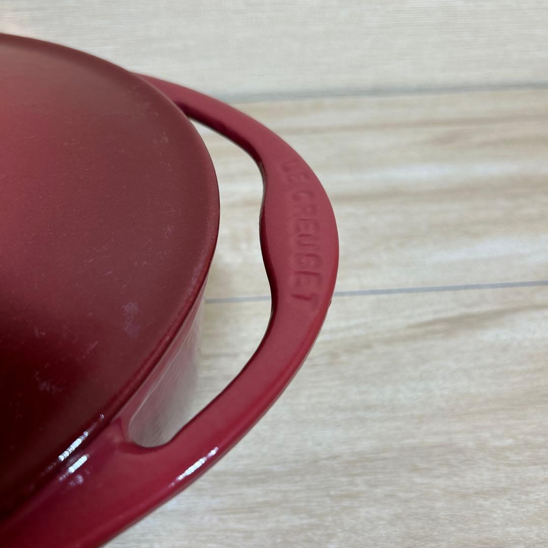 ルクルーゼ　センセーション　オーバル　バーガンディ　25cm 両手鍋　鍋