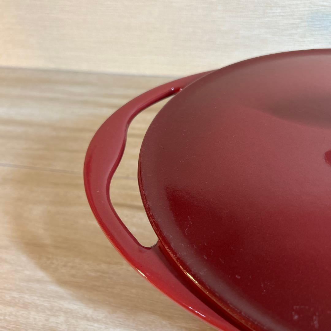 ルクルーゼ　センセーション　オーバル　バーガンディ　25cm 両手鍋　鍋