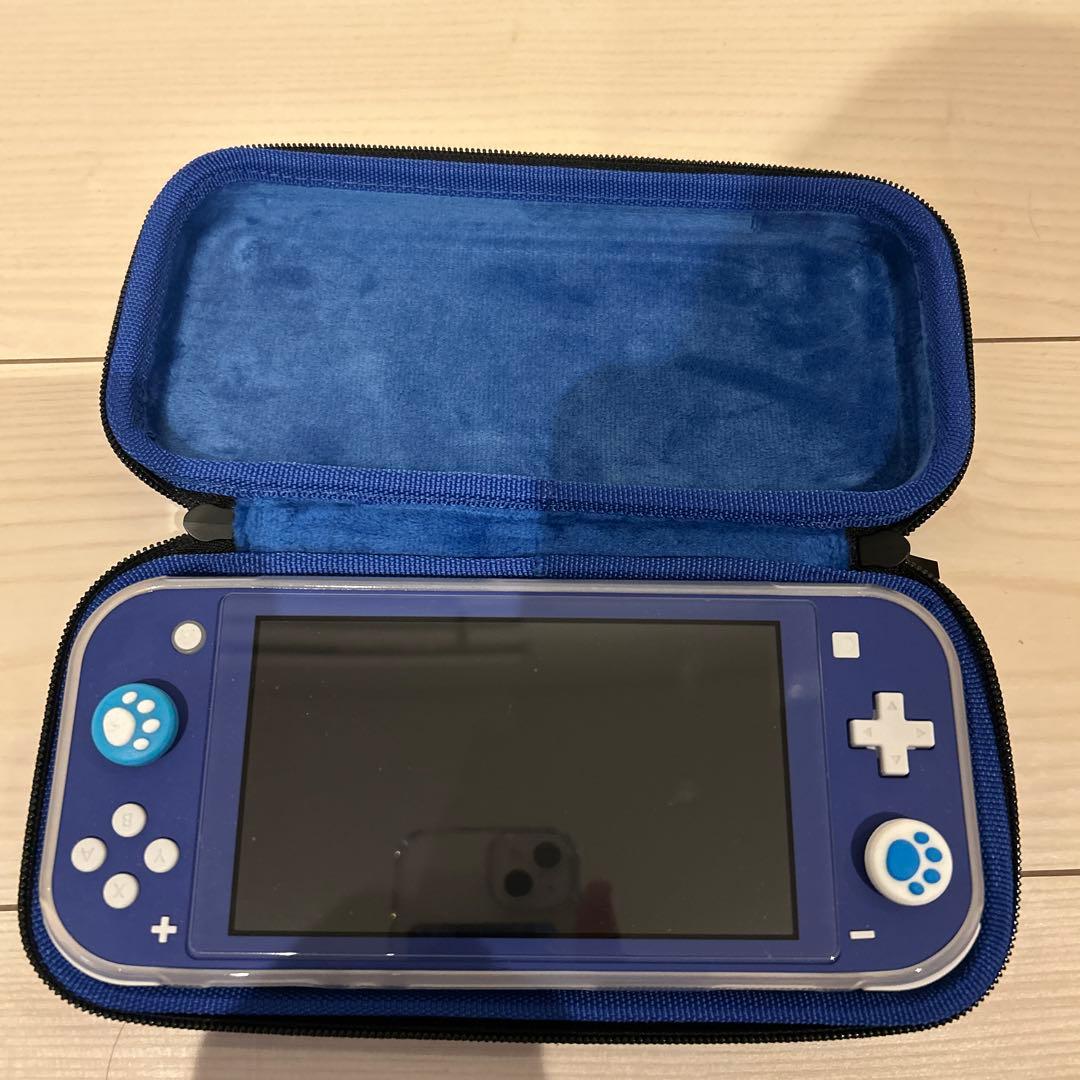 Nintendo Switch Lite 青色 本体 ケース付き