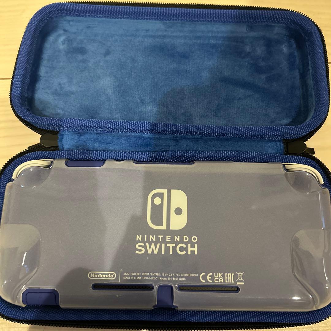 Nintendo Switch Lite 青色 本体 ケース付き