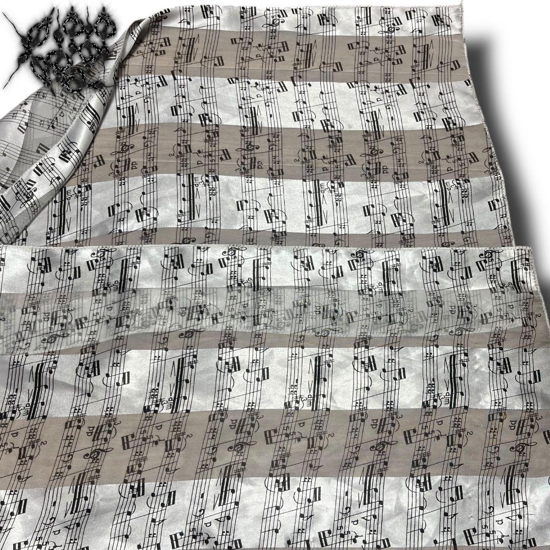 小物 \"Unkown\" n(n)Style MusicalPattern Stole