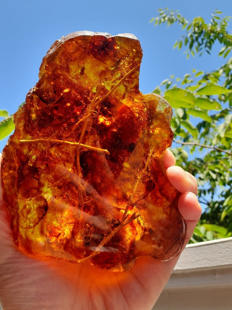 ☆ht☆美品！琥珀の置物