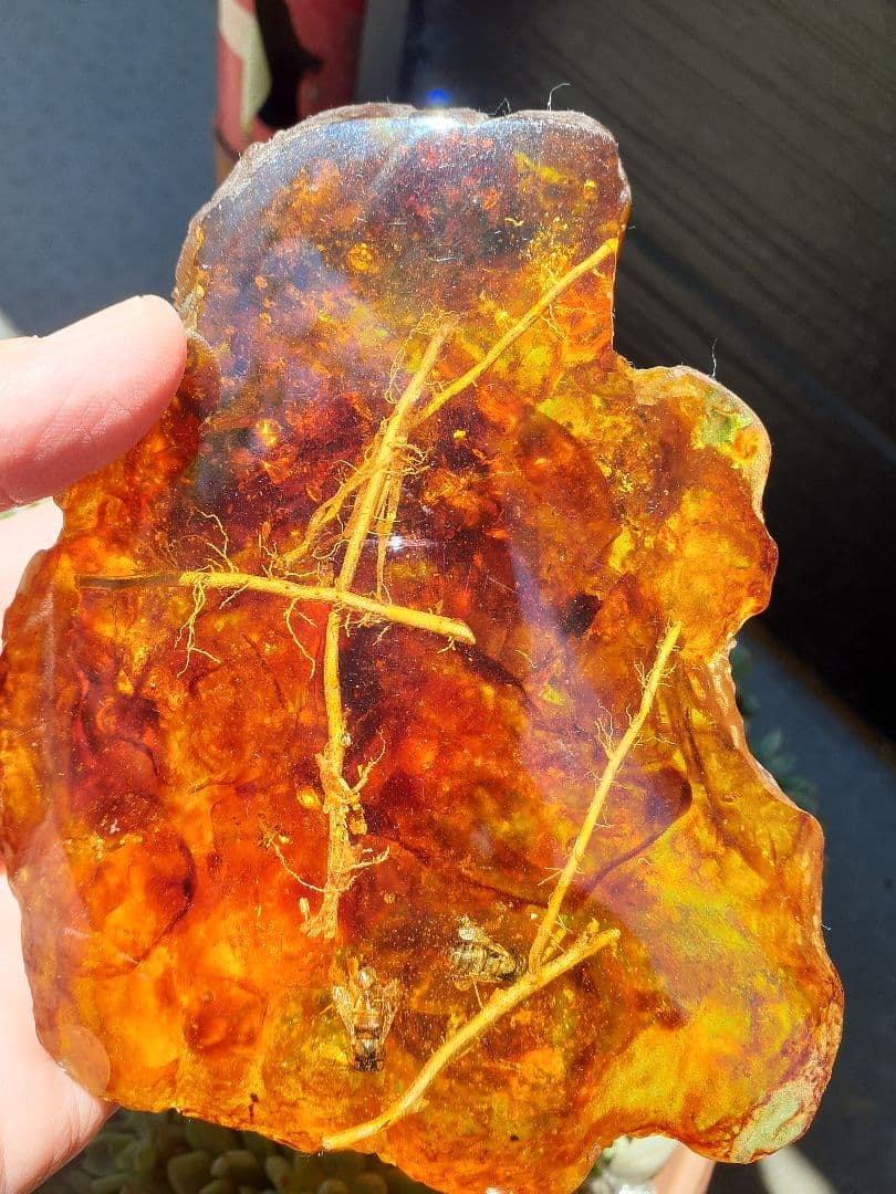 ☆ht☆美品！琥珀の置物