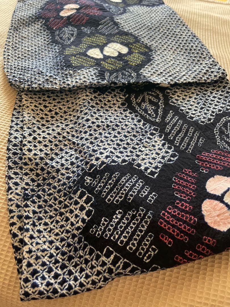 有松鳴海絞り　身丈150 　絞り浴衣 　最終お値下げ