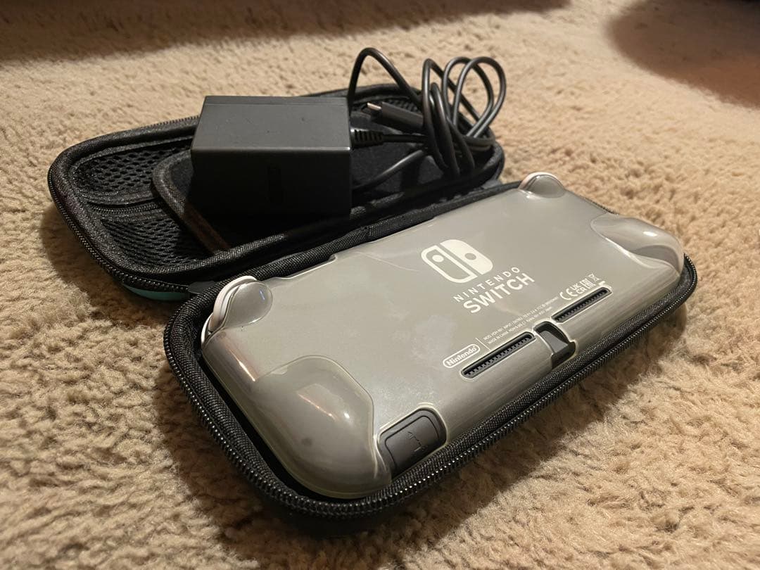 Nintendo Switch Lite グレー 充電器・ケース付き