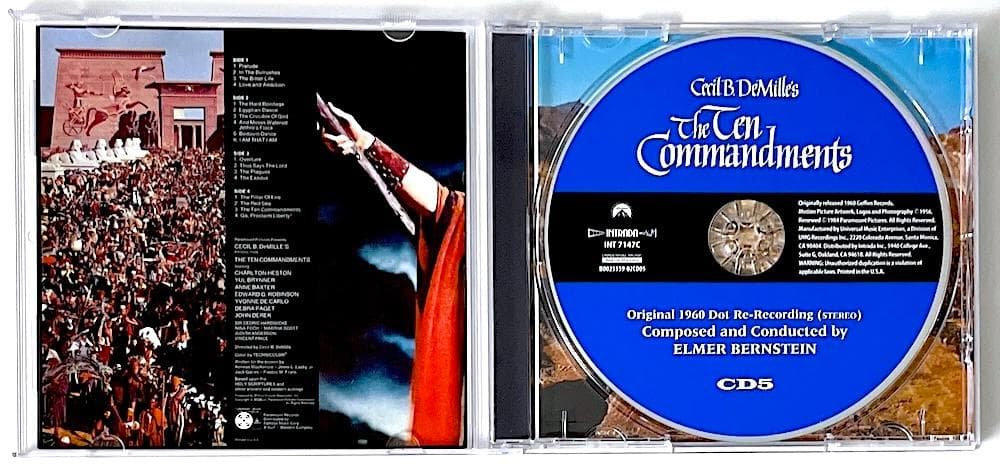 廃盤 CD BOX 十戒 60周年記念 サウンドトラック・コレクション