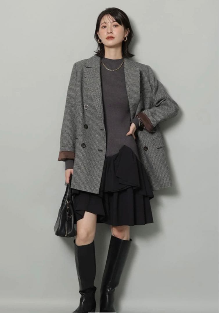 ＜店舗限定＞ タフタドッキングミニワンピース