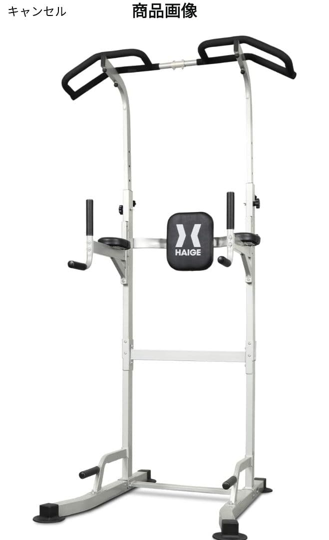 HAIGE(ハイガー) 懸垂マシン プロユース 耐荷重200kg 中古