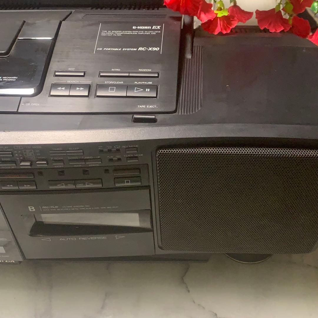 忠*助様 バブルラジカセ■Victor【G-HORN EX　RC-X90】 通電