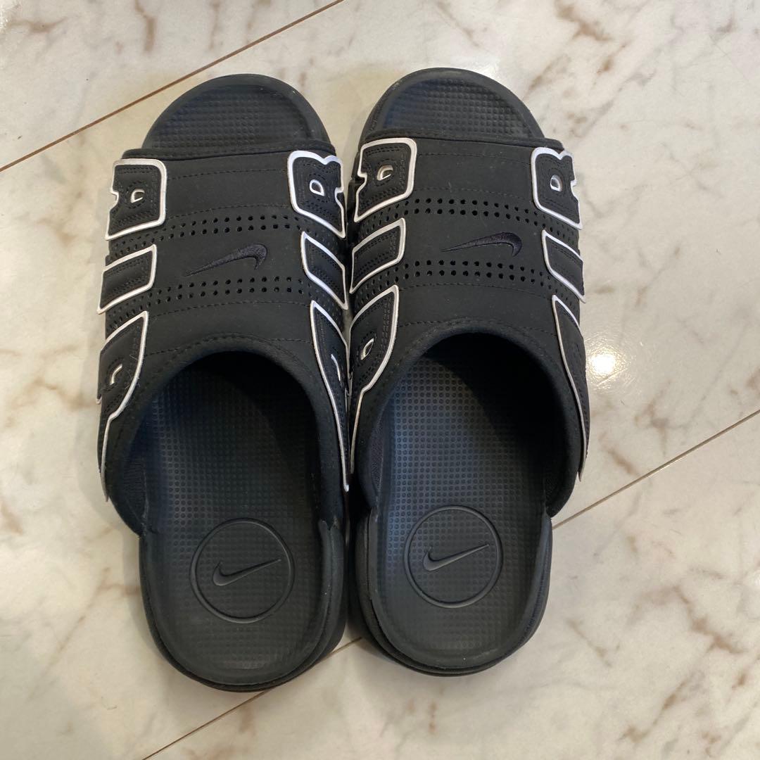 値下げ可NIKE モアテン サンダル ブラック AIR MORE UPTEMPO