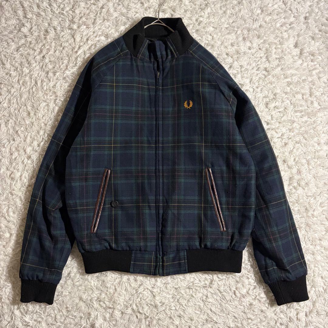 1621　フレッドペリー　キルティングジャケット　リバーシブル　ブラックウォッチ