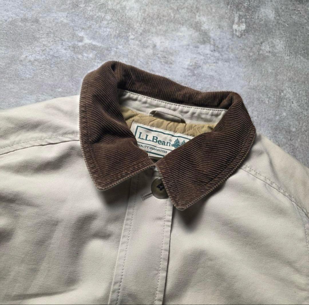 L.L.Beanエルエルビーンハンティングジャケット襟・袖裏コーデュロイ　L
