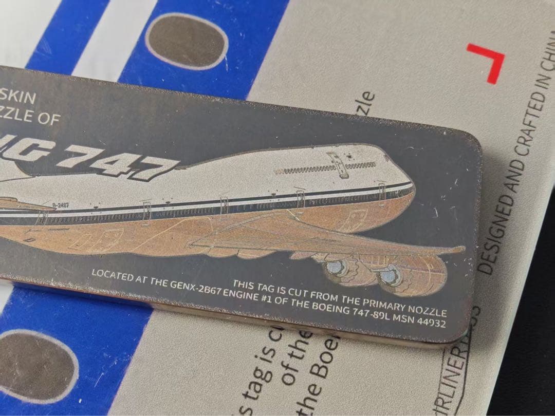 CA 中国国際航空 Airlinertags B747-8 新作 エンジンパーツ