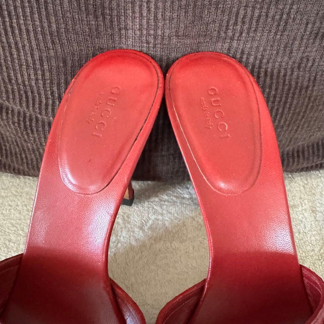 GUCCI サンダル レッド