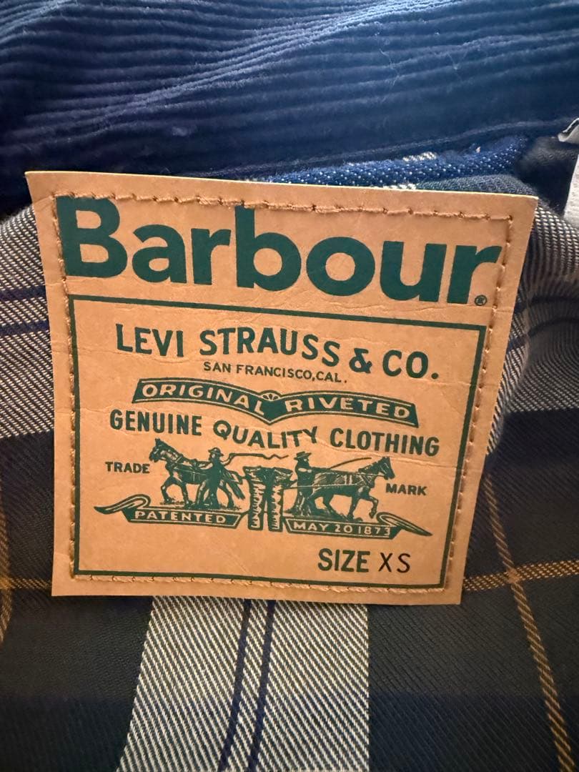 プ*ス様 LEVI'S x Barbour Bedale Denim Jacke