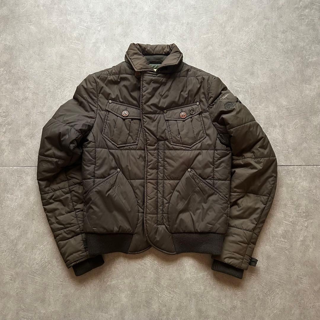ジャケット・アウター archive grunge diesel nylon jacket khaki
