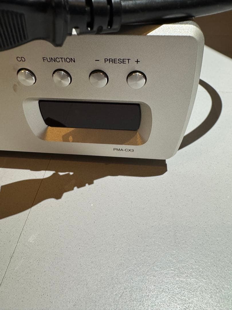 DENON プリアンプ シルバー PMA-CX3 リモコンなし