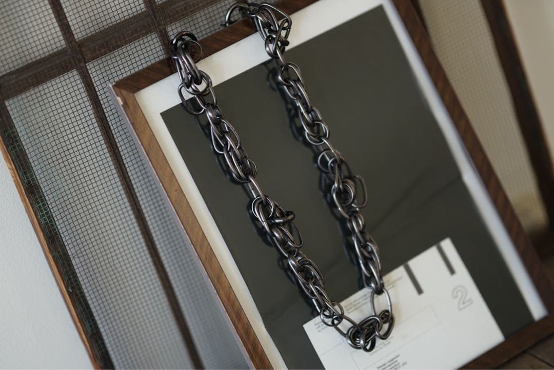 22aw コムデギャルソン 青山限定 ブラック ネックレス ウォレットチェーン