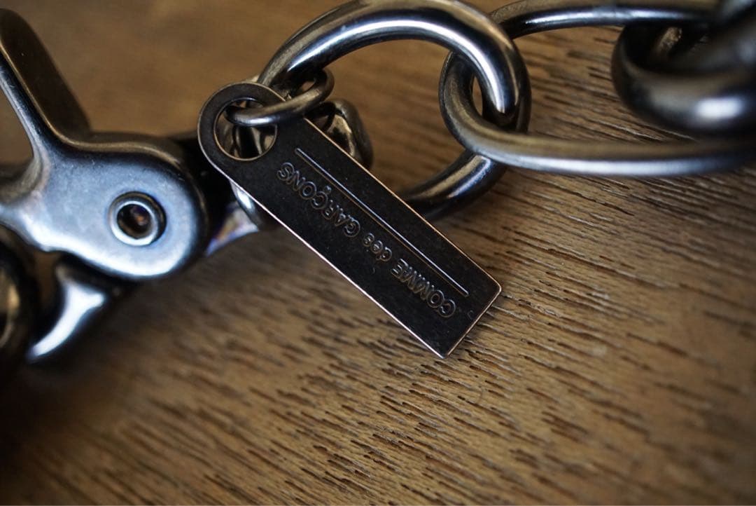 22aw コムデギャルソン 青山限定 ブラック ネックレス ウォレットチェーン